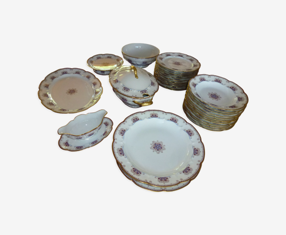 Service vaisselle en porcelaine de Limoges Frank Haviland 1924