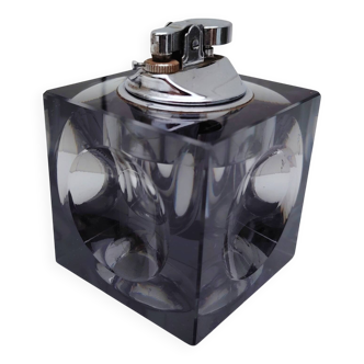 Vintage Antonio Imperatore Smoked Glass Lighter