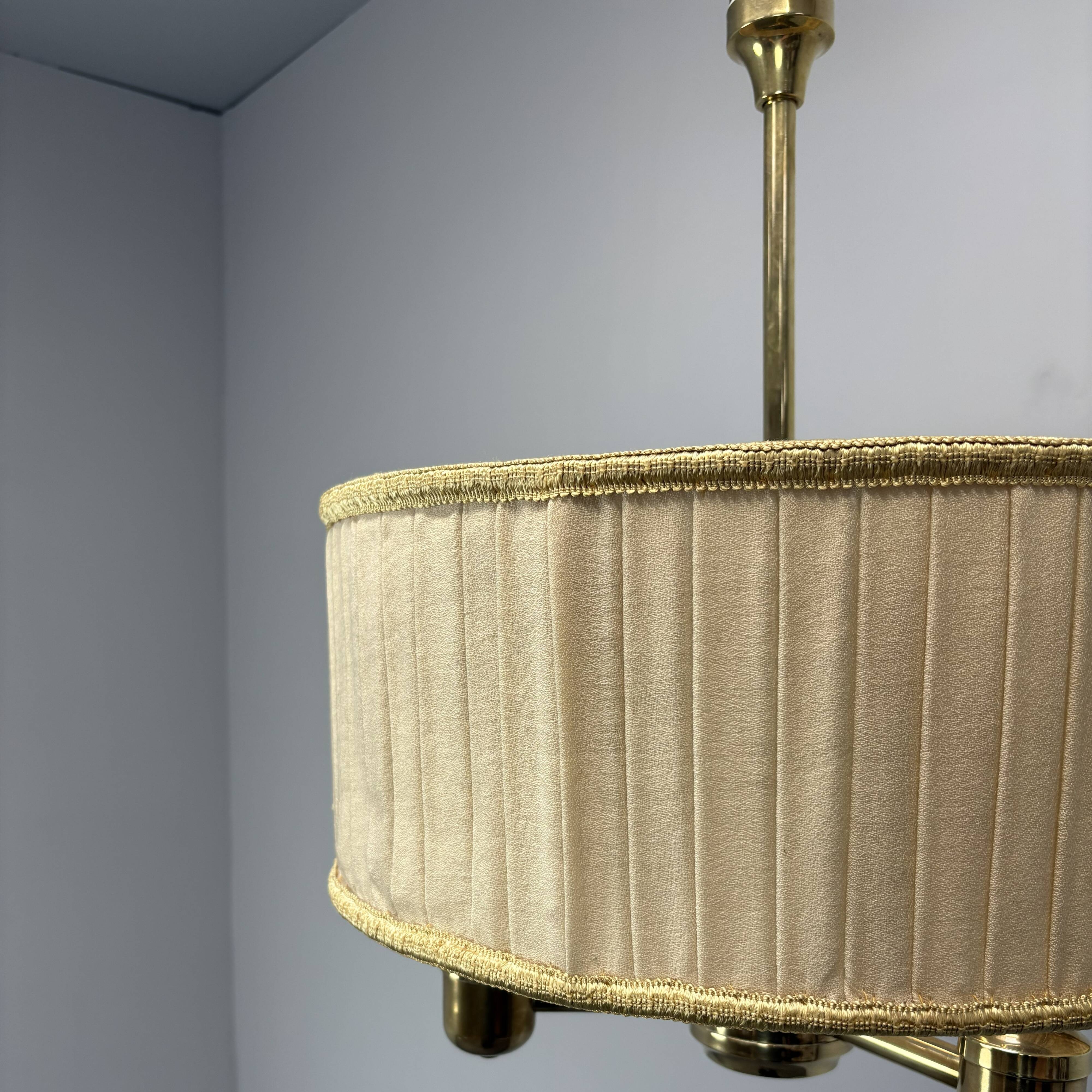Mid-Century Modern Brass Pendant, 1960s, Germany