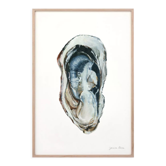 "Sacha", the oyster, art print 21/29.7 cm