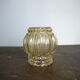 Orange moulded glass lampshade