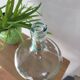 Transparent demijohn vase