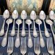 Silver Metal Housewife - Vintage Table Service - Cutlery + Sugar Tongs