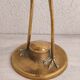 Brass heron on base