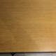 Extendable wooden and metal table, 80s