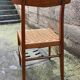 5 chaises paille tressée 60's