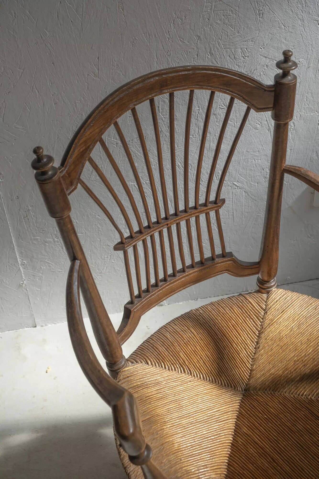 Armchair / wooden chair "Josiane"