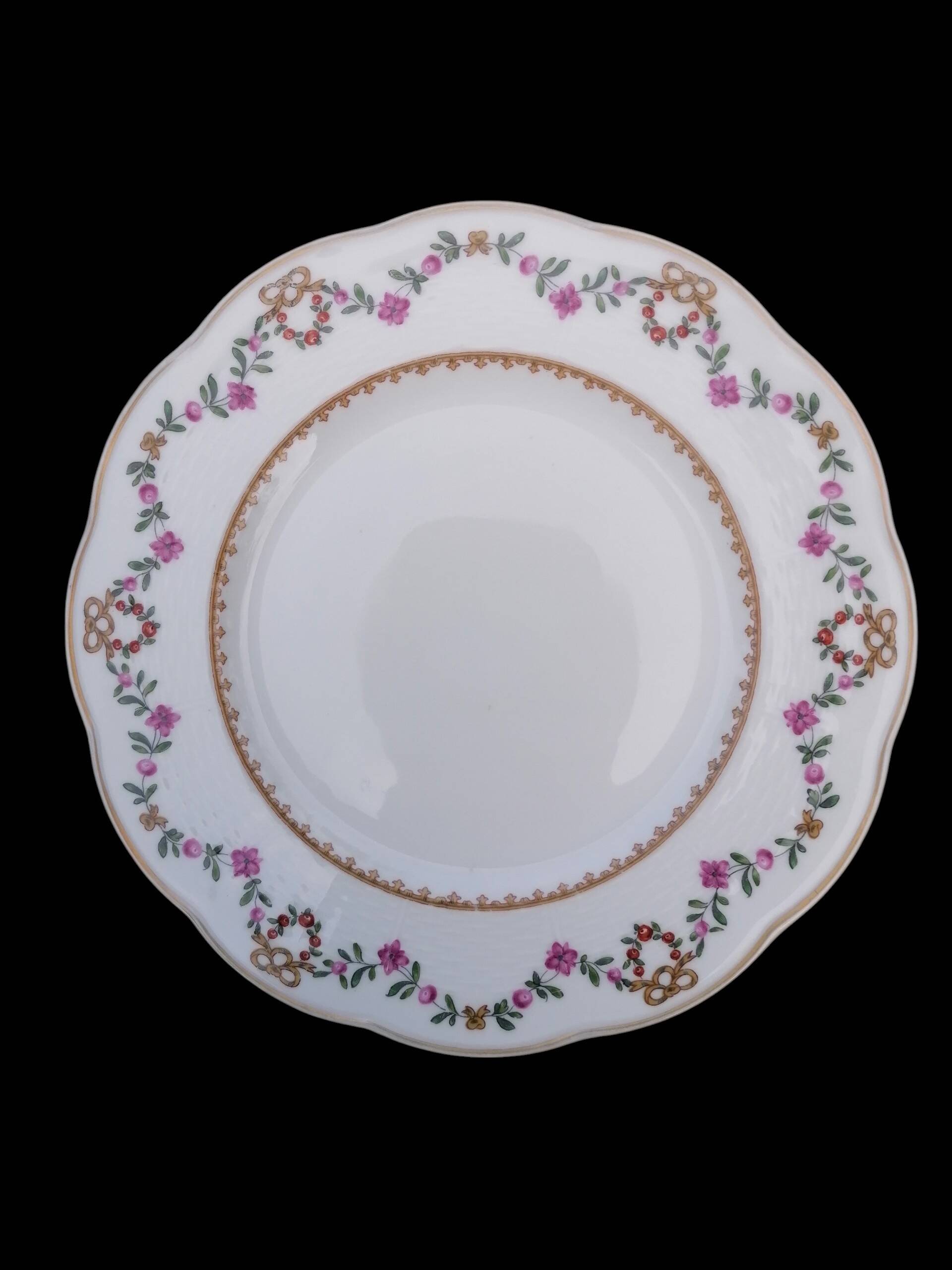 4 assiettes Théodore Haviland porcelaine Limoges