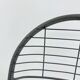 Niels Gammelgaard for Ikea grey wire metal folding chair, 1970s