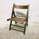 Chaise pliante en bois pour enfant