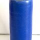 Blue ceramic cylinder vase