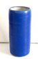 Blue ceramic cylinder vase