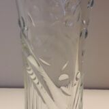 Vase en verre transparent
