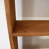 Solid wood bookcase shelf