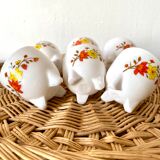 Vintage flowery poppies