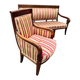 Antique Empire-style salon, 3 pieces. Original upholstery.