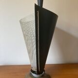 Porte parapluie 1950 tole perforée et laiton