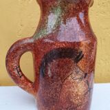 Biot ceramic jug signed Tardieu