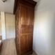 Louis XIII wardrobe in solid walnut