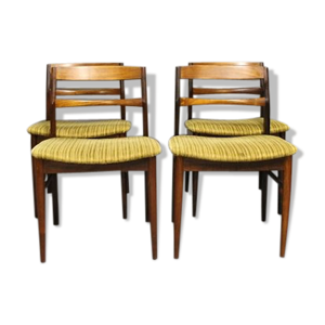 Set of 4 chairs dining rosewood