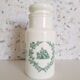 Set of 6 apothecary pots in white opaline 70s