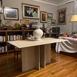Travertine table, unique piece