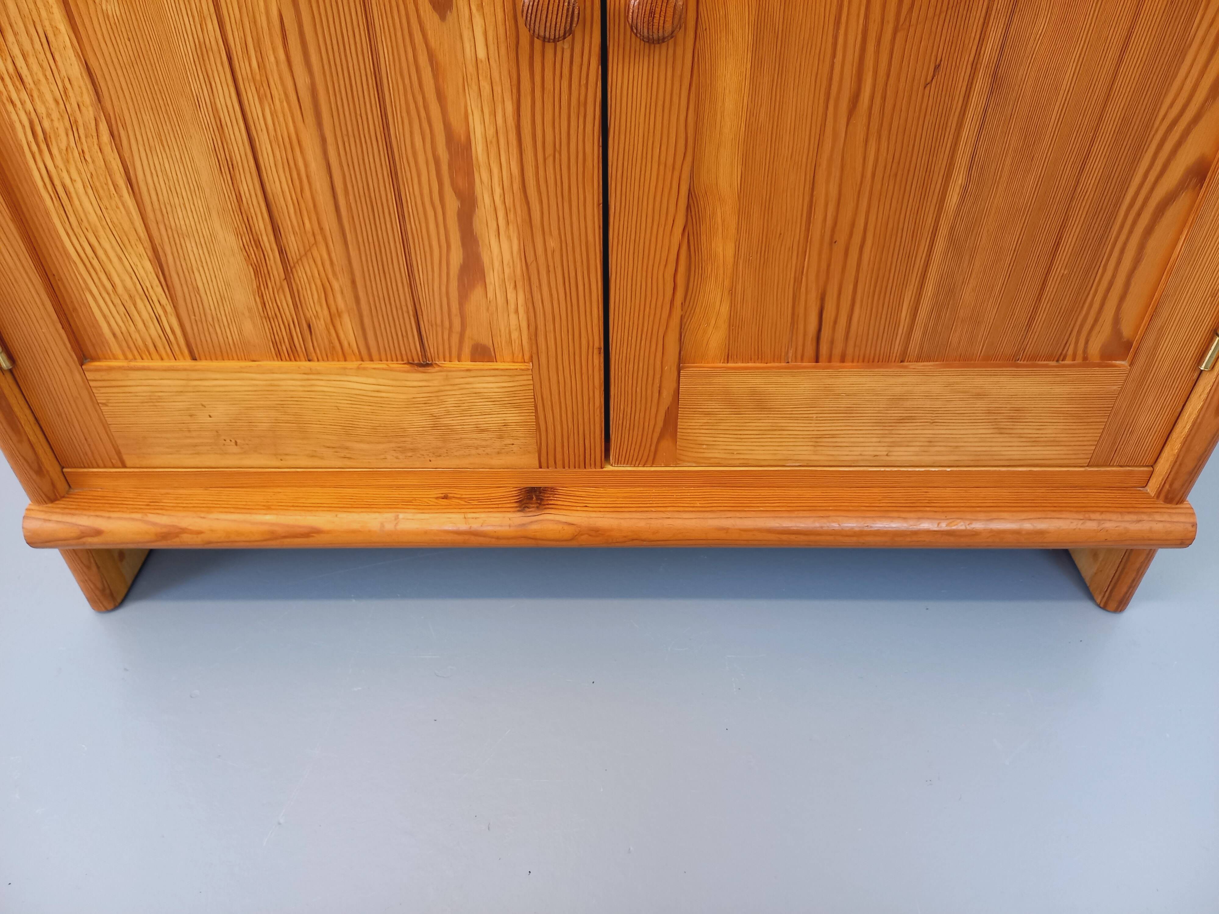 Vintage pine storage unit from the 60s 70s