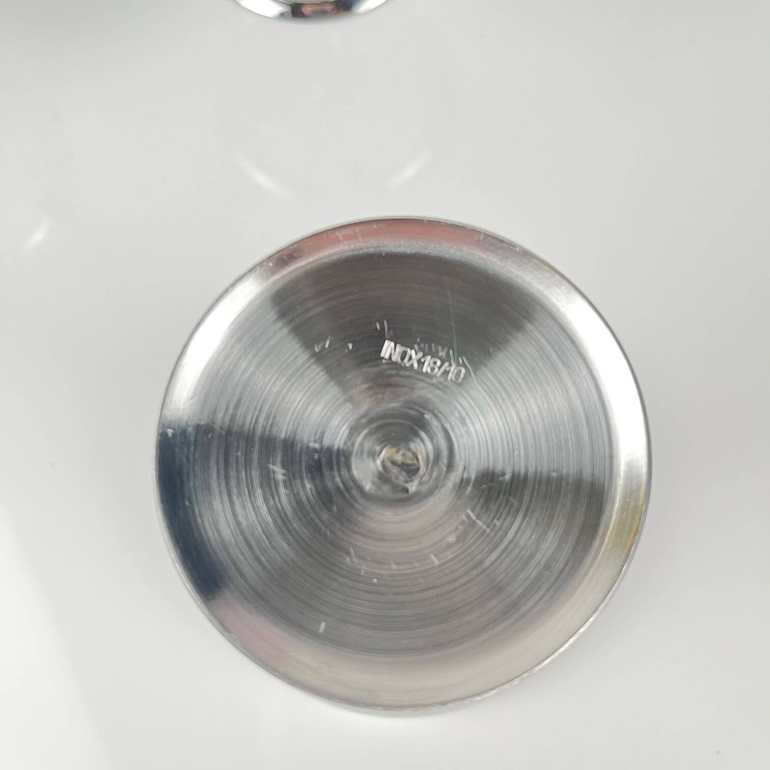 Set of 6 stainless steel ice cream cups, modern design