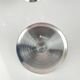 Set of 6 stainless steel ice cream cups, modern design