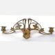 Pleyel art nouveau bronze candle holder