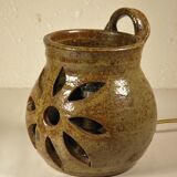 Lamp - night light in stoneware from the 70s