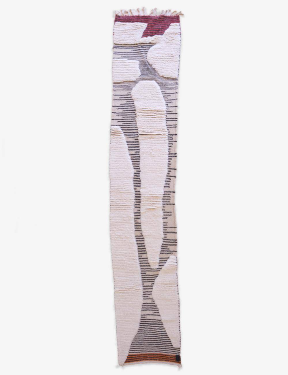 Contemporary Hallway Rug - 356 x 63 cm