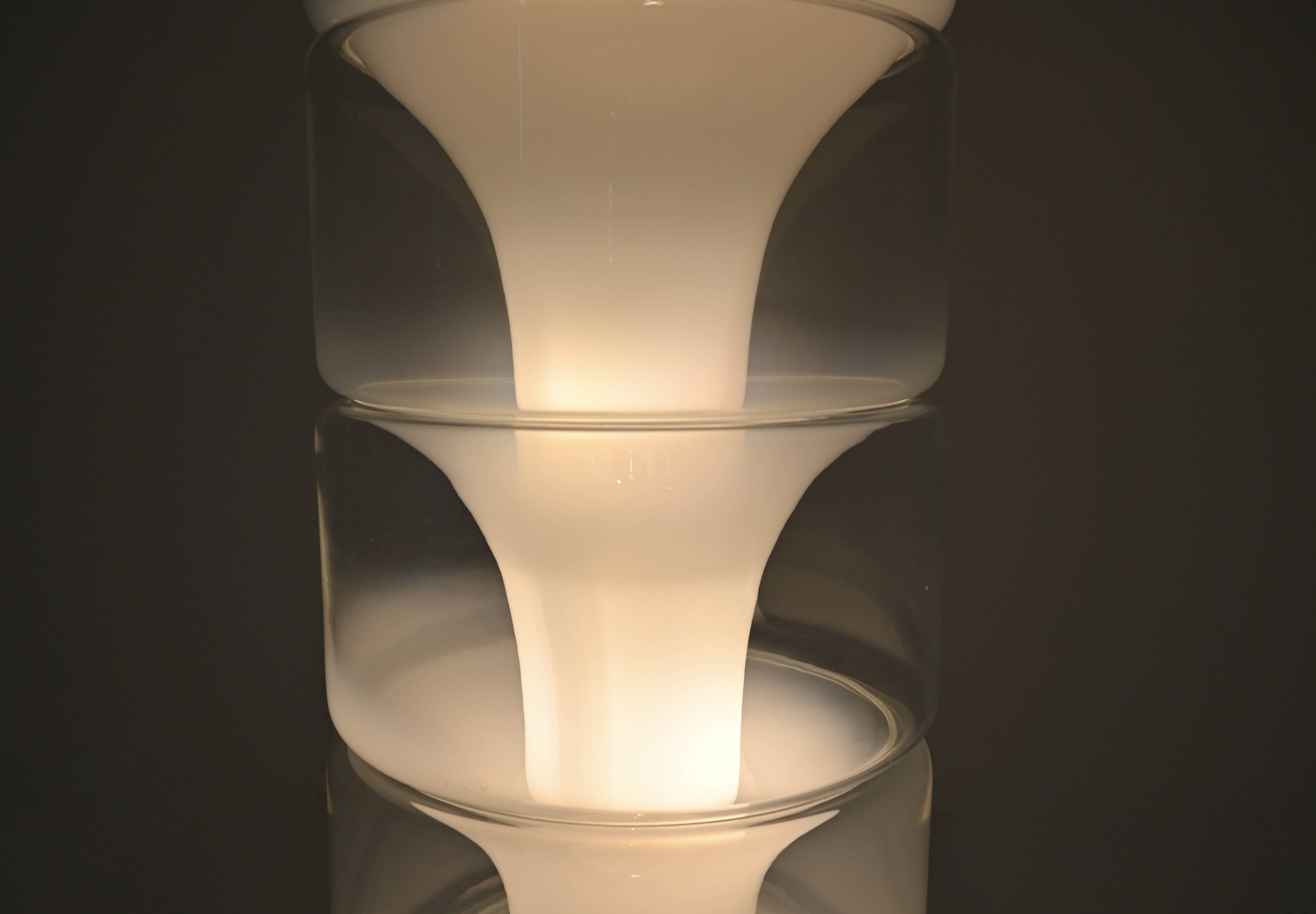 Sfumato LT316 Murano glass floor lamp by Carlo Nason for Mazzega, 1