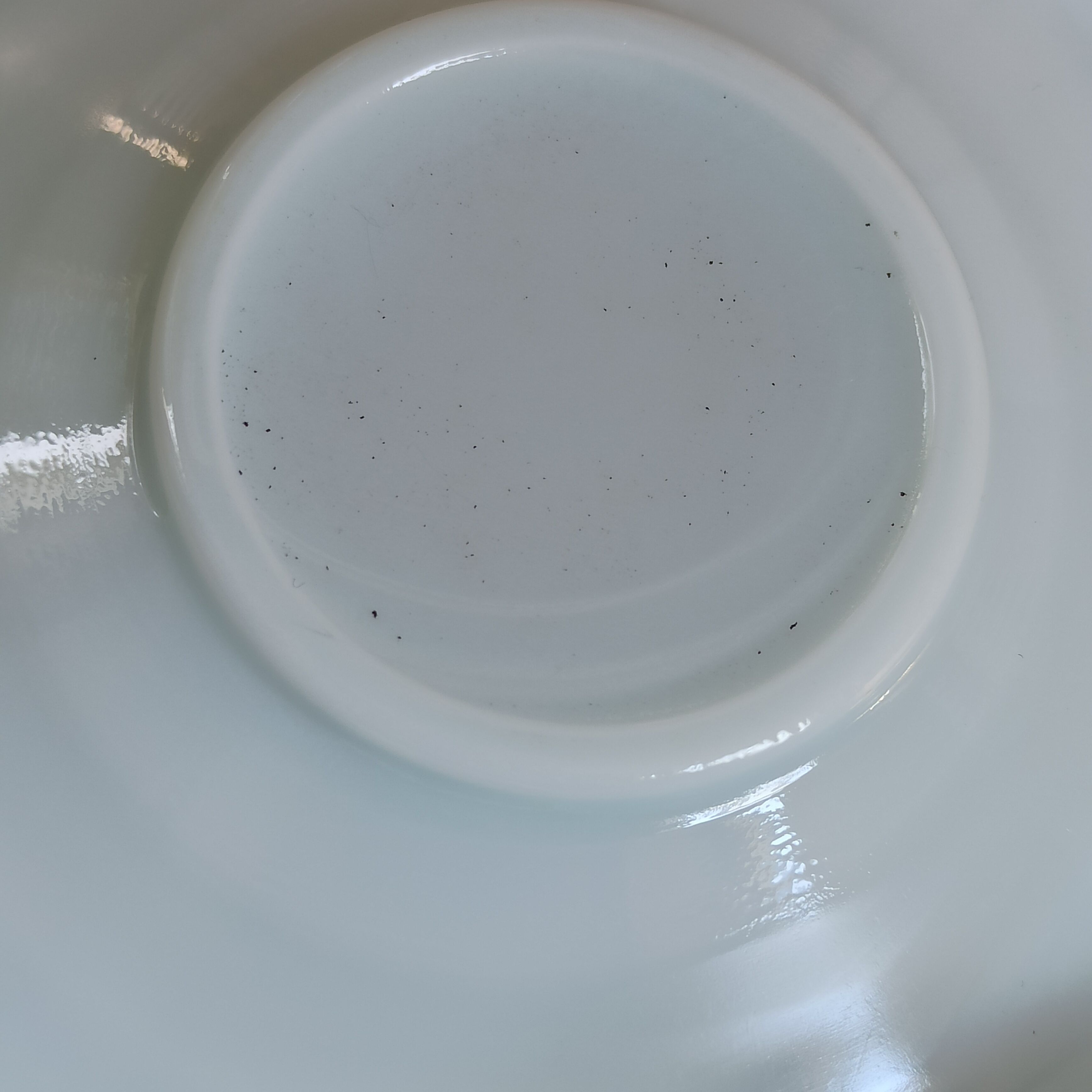 Art Deco blue opaline cups