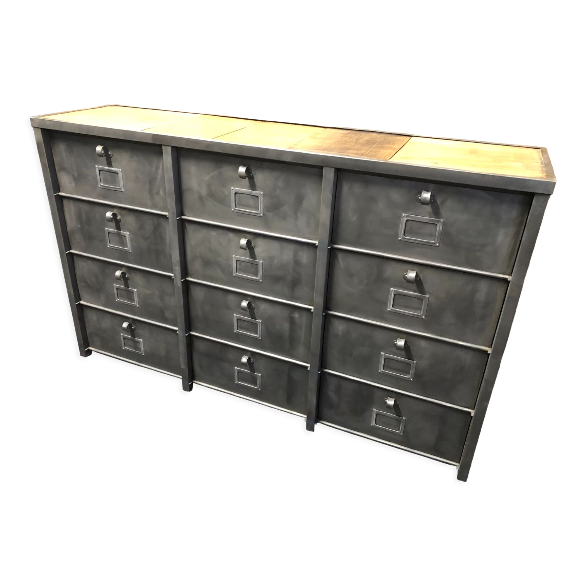 Valve cabinet industrial shoes 12 valves STRAFOR metal wood