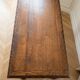 Antique solid wood carved desk in Louis XIII style.