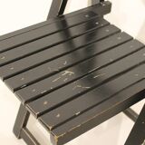 Vintage wooden folding chair