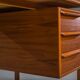 Mid-century modern teak freestanding desk from GV Møbler, 1960s