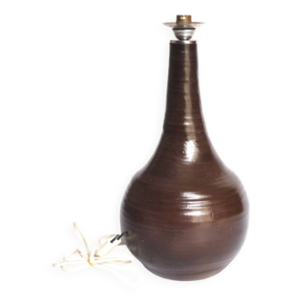 Grand pied de lampe terre cuite