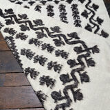 Tapis couverture vintage tribal en laine