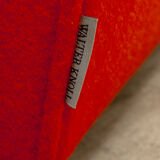 Armchair walter knoll bright red