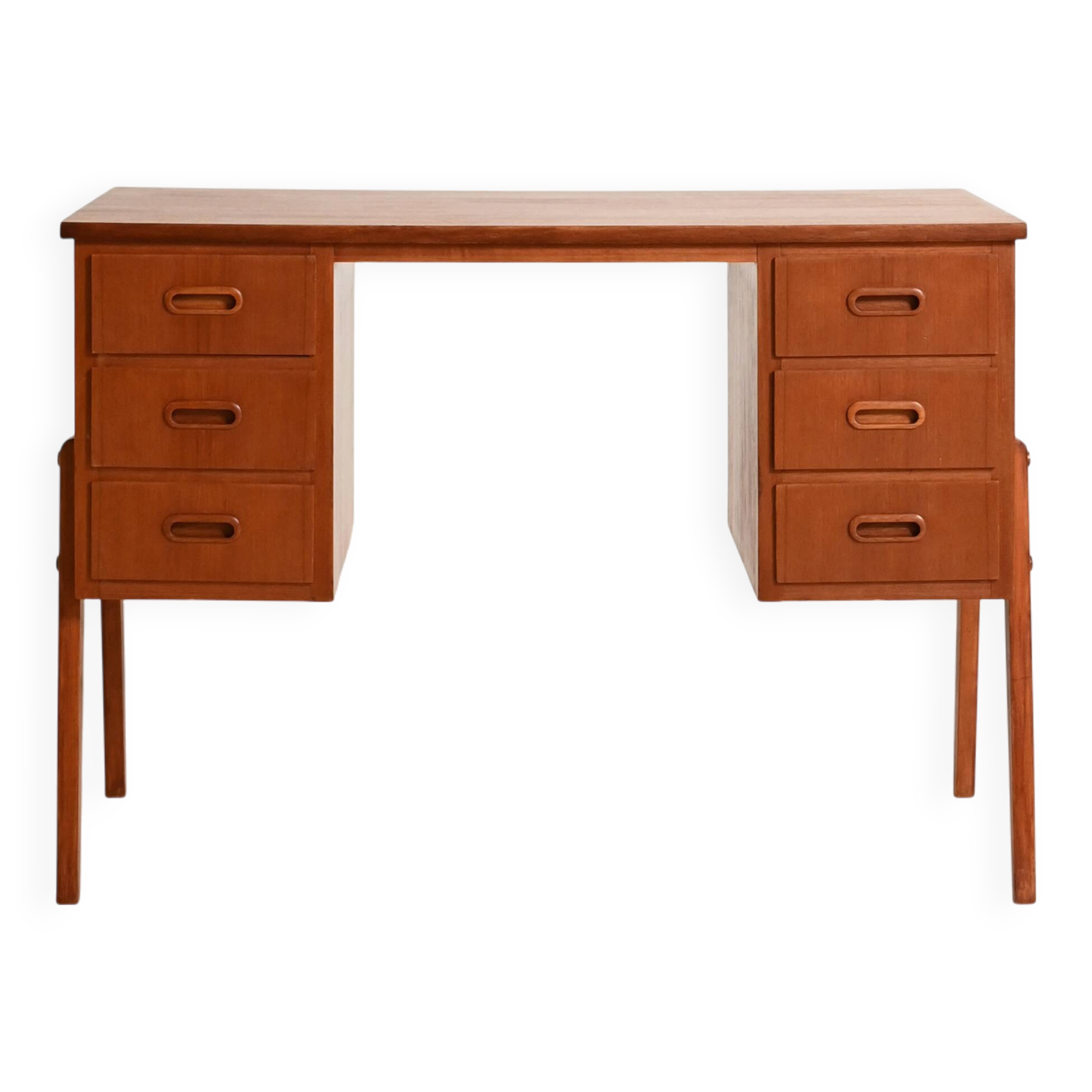 Scandinavian teak desk, 1960s