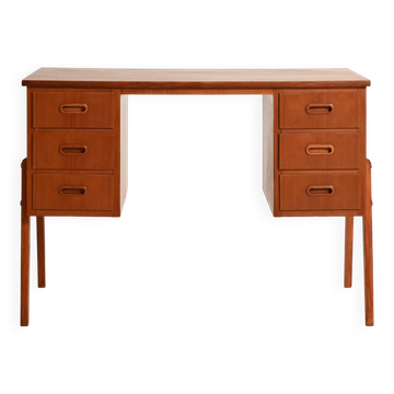 Scandinavian teak desk, 1960s
