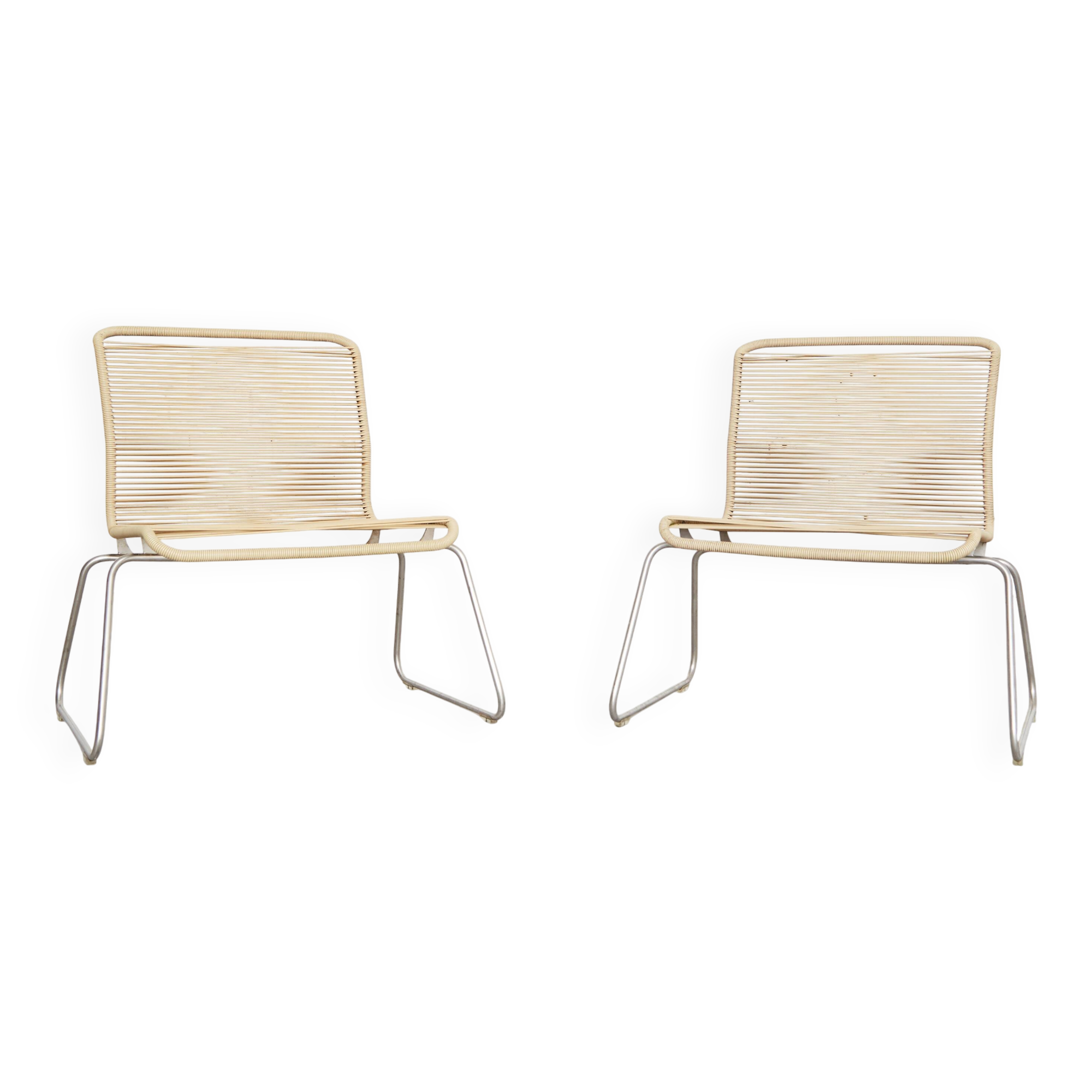 Pair Panton One Lounge Chair by Verner Panton for Montana, 1955