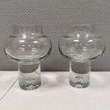 Two crystal glass vases from Polish Krosno glass