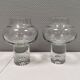 Two crystal glass vases from Polish Krosno glass