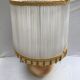 Former lamp Louis Thiam Nancy ceramics beige - abat-day vintage white fabric