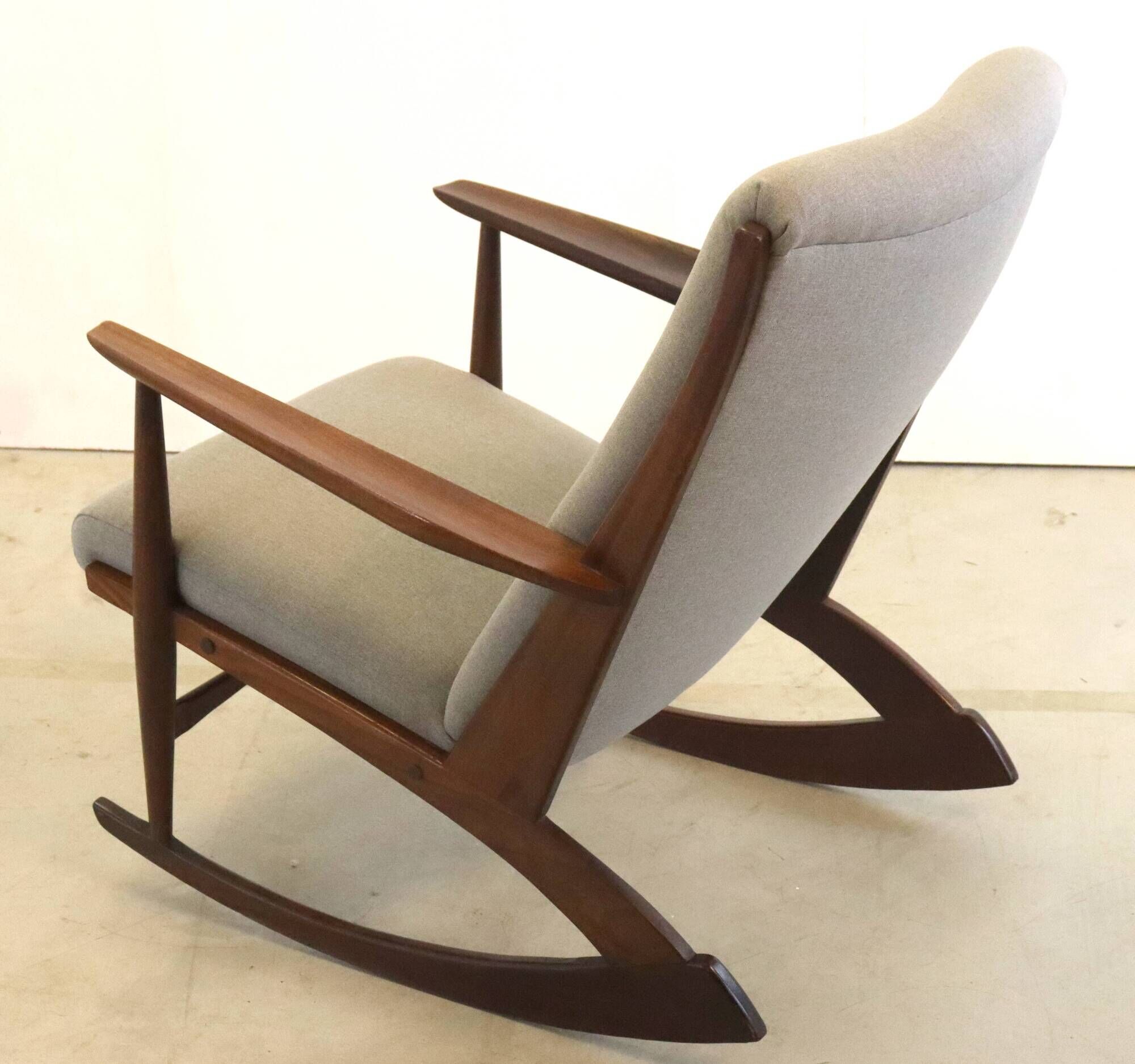Danish design classic Cube boomerang rocking chair by Søren Georg Jensen