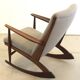 Danish design classic Cube boomerang rocking chair by Søren Georg Jensen