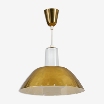 Model K2-20 Brass Ceiling Lamp by Paavo Tynell for Idman